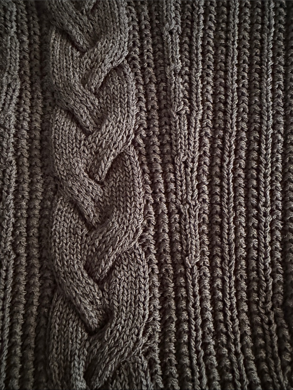 Active USA Cable Knit Sleeveless Peplem Top - Picture 5 of 10